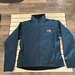 The North Face Apex Midlayer Full Zip Athletic Wind Shell Blue (small)